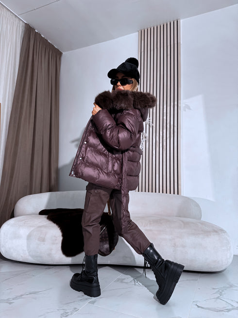 Jacket "BRONZA FC7627" - CHOCO